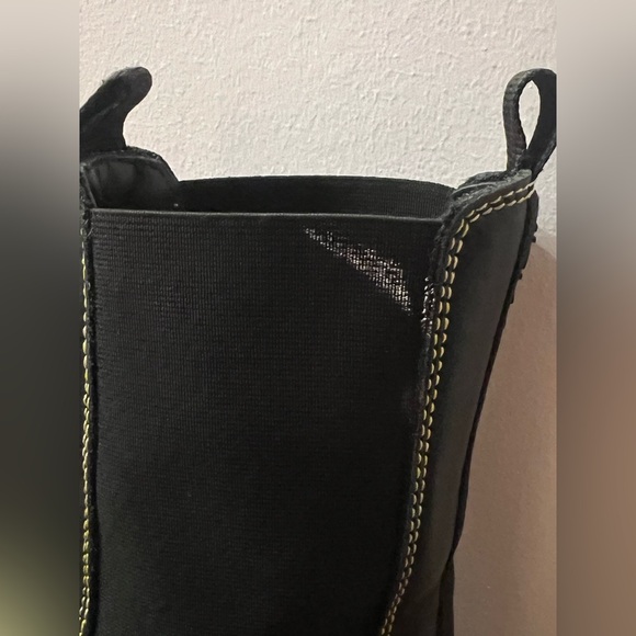 black ganni lug sole boots - Picture 2 of 5